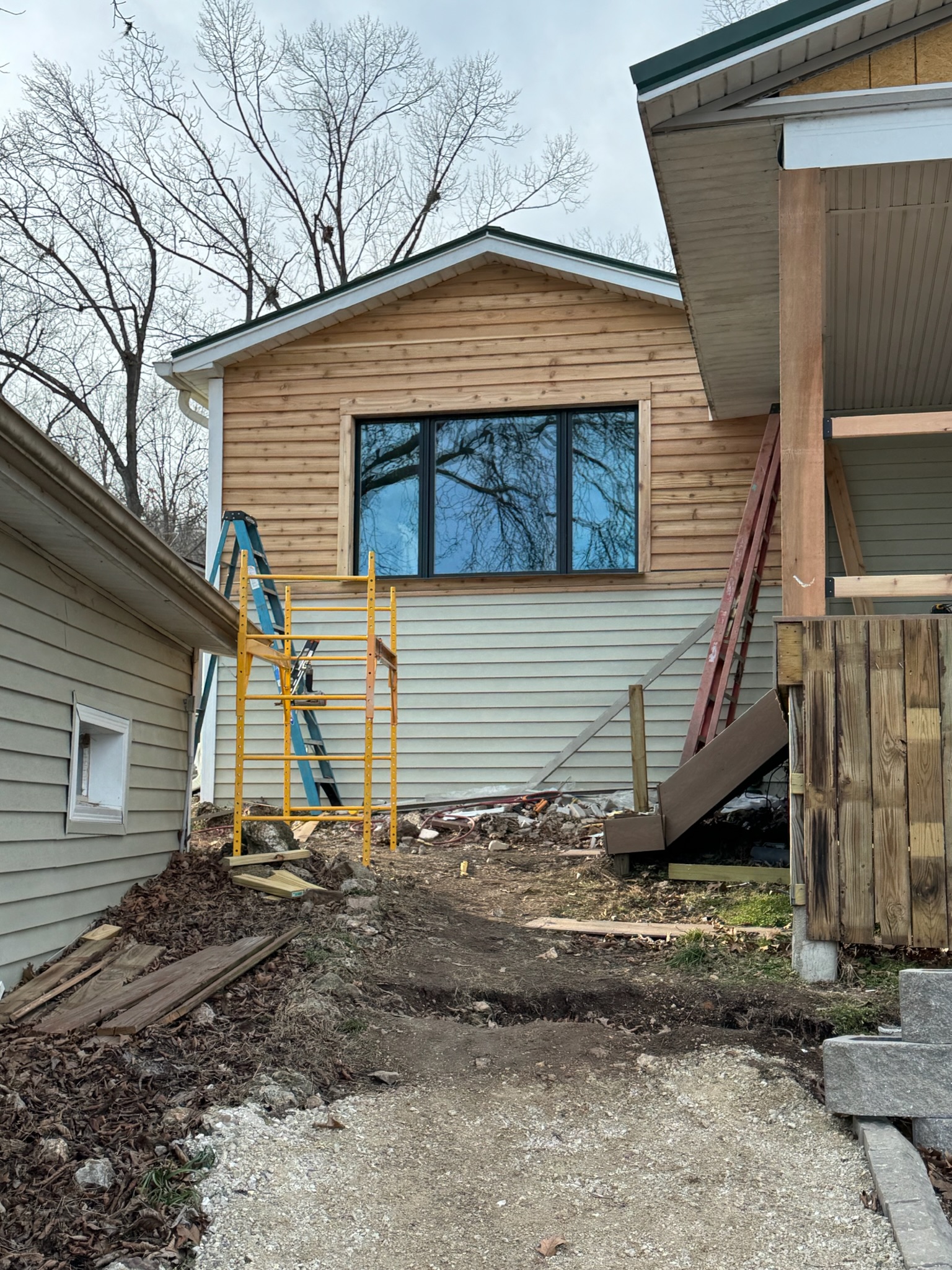 Siding repair - After